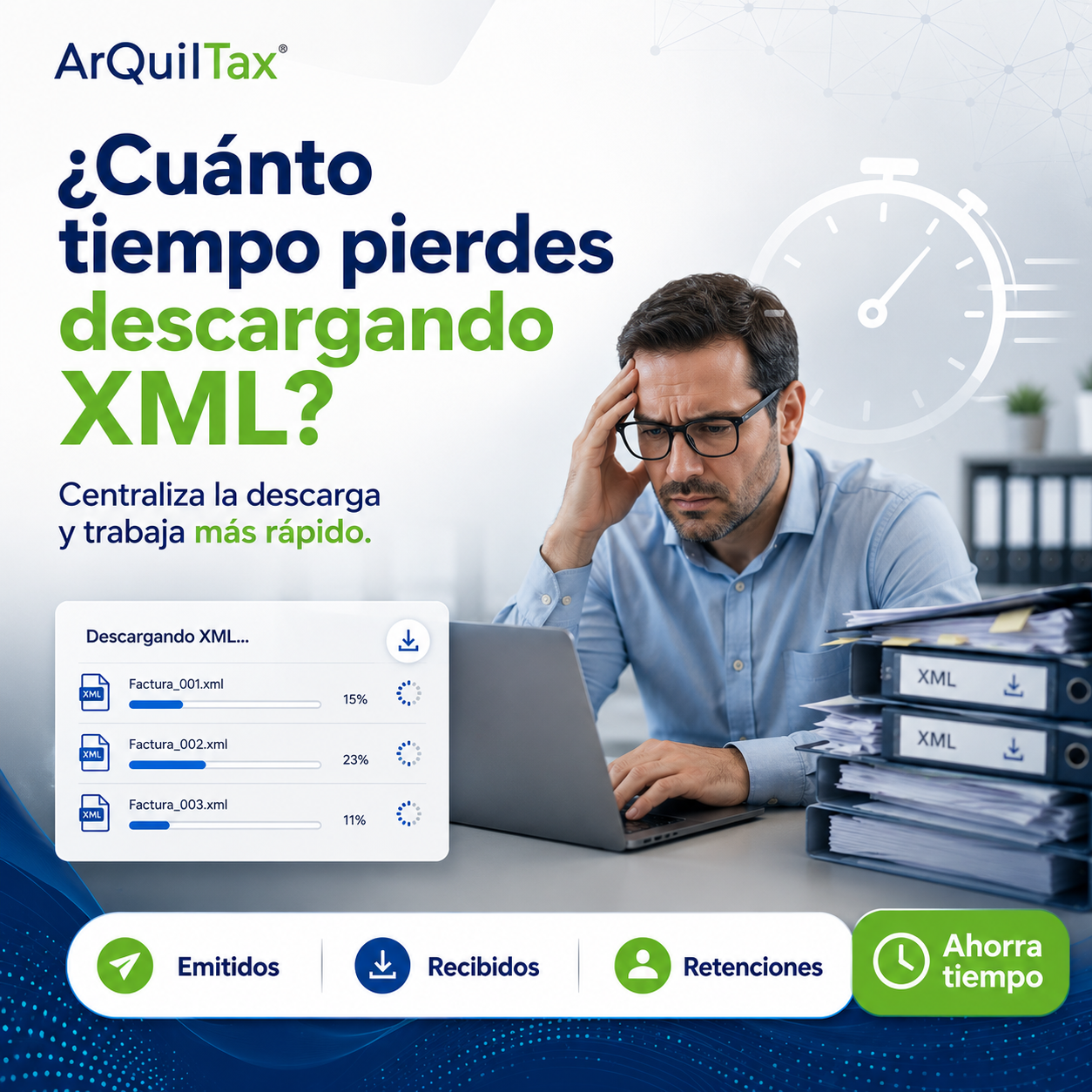 Centraliza la descarga de XML con ArQuiITax